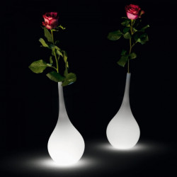 Lampe soliflore "Ampoule" Led Blanc - Myyour (tailles:S/XL)