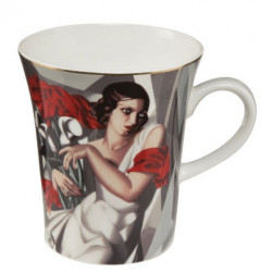 Mug "Portrait Ira P. - Tamara de Lempicka" en porcelaine