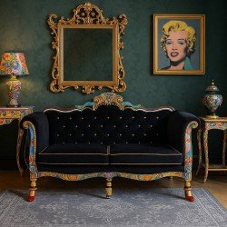 Sofa Versailles Noir - Tom's Drag