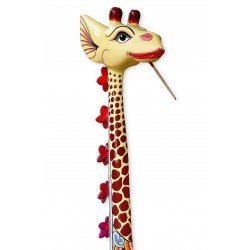 Girafe Roxette XXXL tête droite - H. 300 cm - Edition Limitée 100ex. - Tom's Drag - aperçu