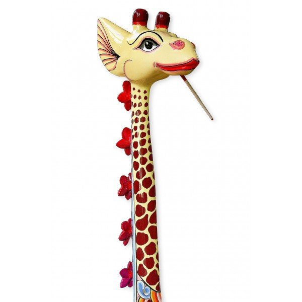 Girafe Roxette XXXL tête droite - H. 300 cm - Edition Limitée 100ex. - Tom's Drag - image principale
