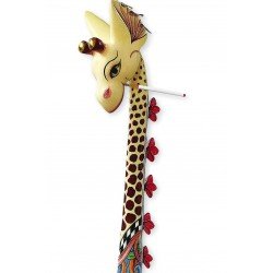 Girafe Roxette XXXL tête penchée - H. 300 cm - Edition Limitée 100ex. - Tom's Drag - aperçu