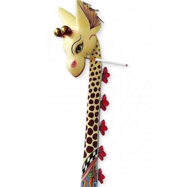 Girafe Roxette XXXL tête penchée - H. 300 cm - Edition Limitée 100ex. - Tom's Drag - image principale