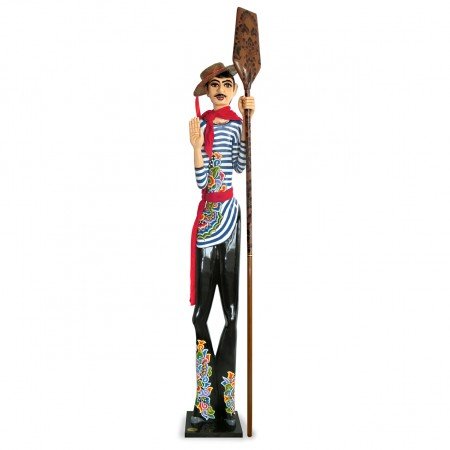 Gondolier Emilio – Sculpture Tom’s Drag, 168cm - vue alternative