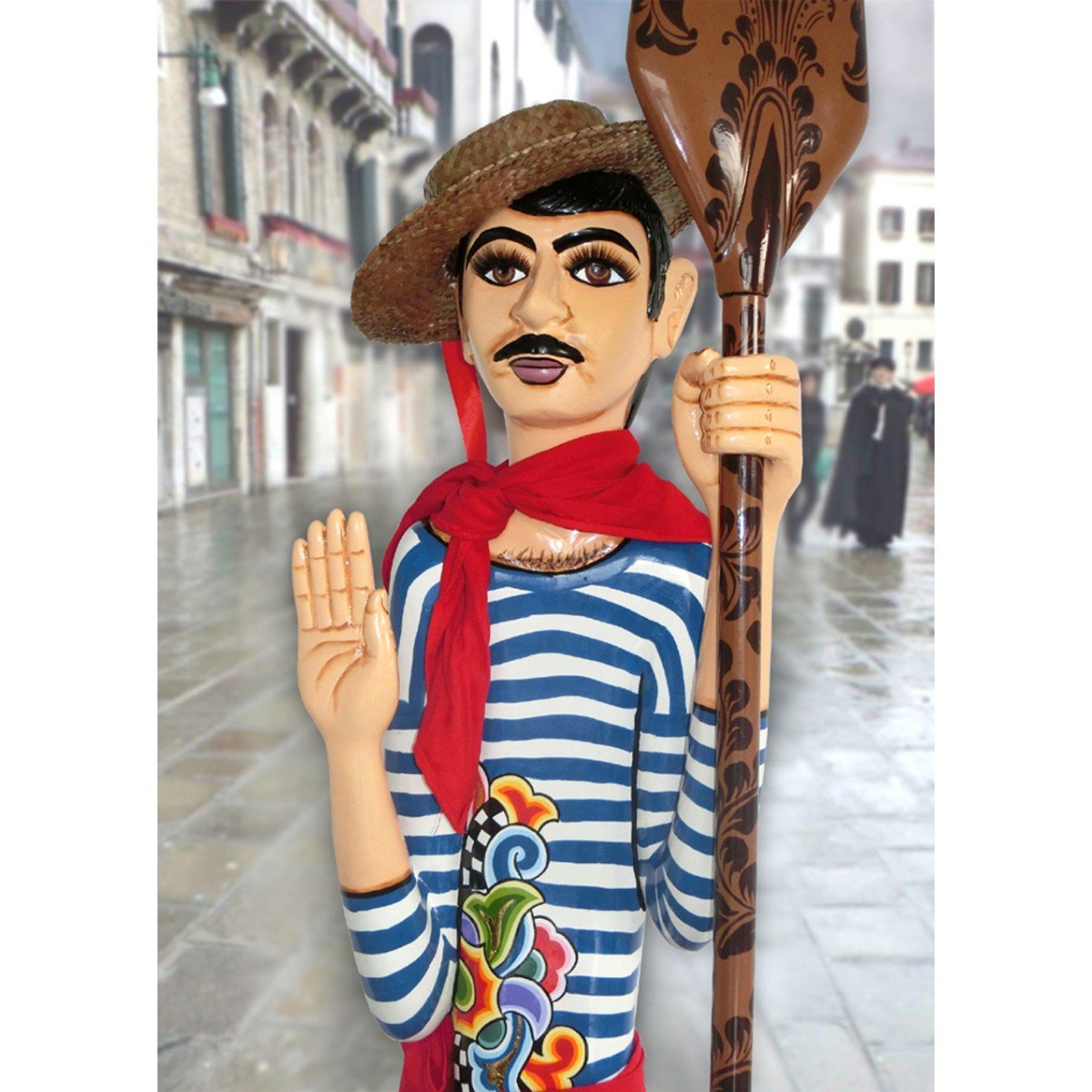 Gondolier Emilio – Sculpture Tom’s Drag, 168cm - image principale