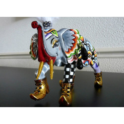 Figurine Eléphant "Hannibal" en résine - Tom's Drag (20cm)
